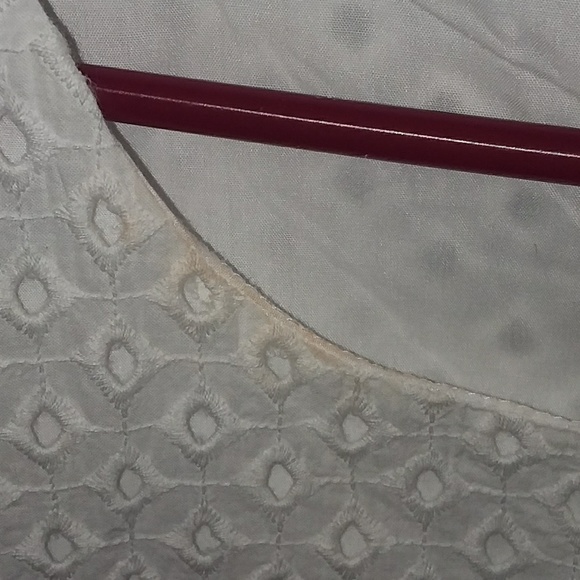 Off-white Crop Dress Top - Picture 7 of 8